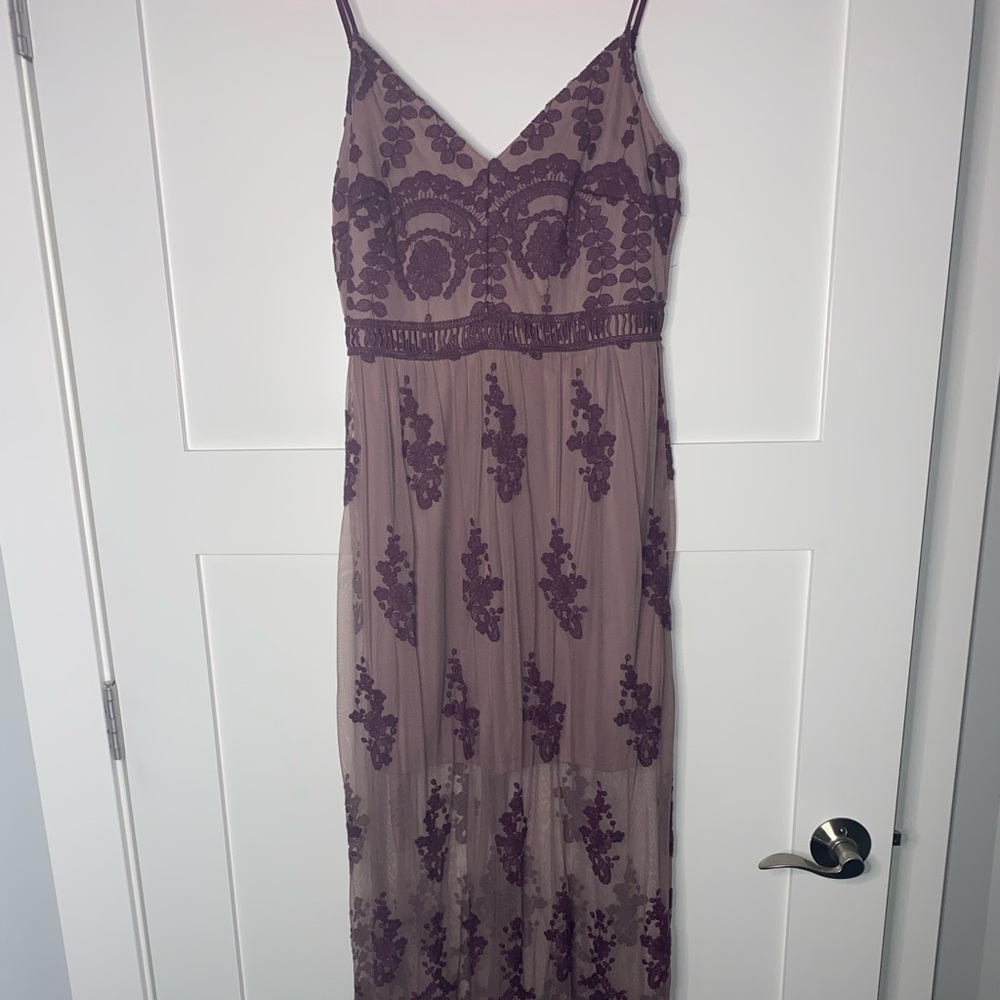 Lace maxi dress
